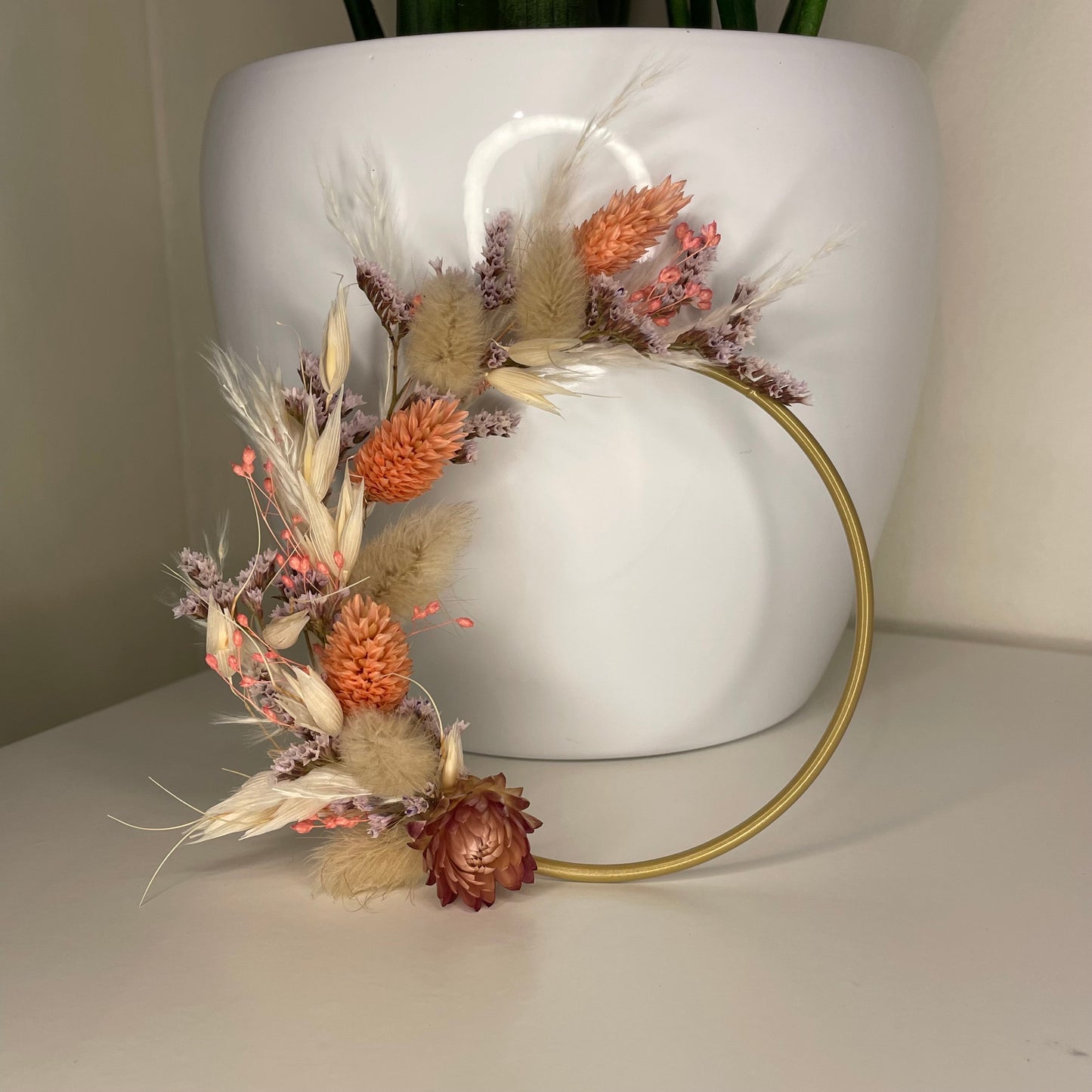Couronne fleurs séchées, Ava