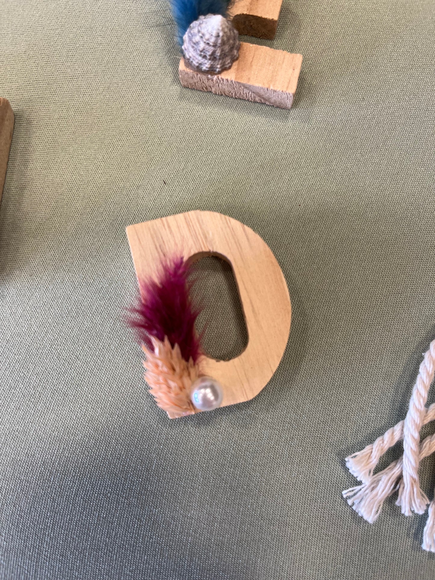 Lettres Florales "flora"