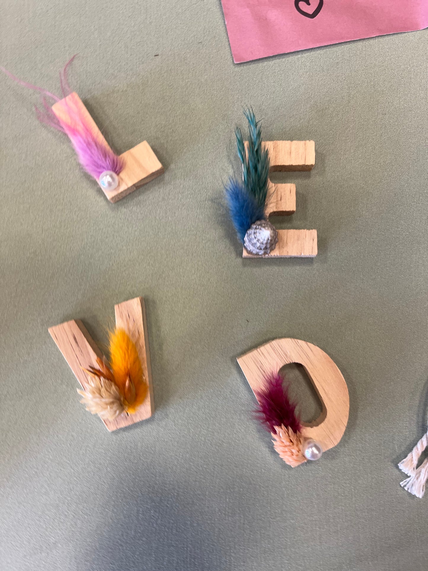 Lettres Florales "flora"